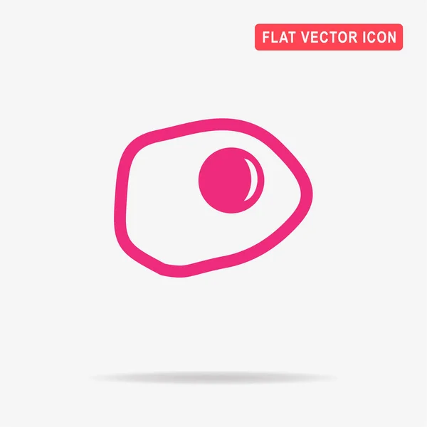 Icono Huevo Frito Ilustración Del Concepto Vectorial Para Diseño — Vector de stock