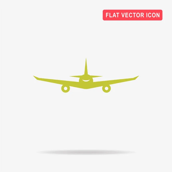 Flugzeug Ikone Vektor Konzept Illustration Für Design — Stockvektor