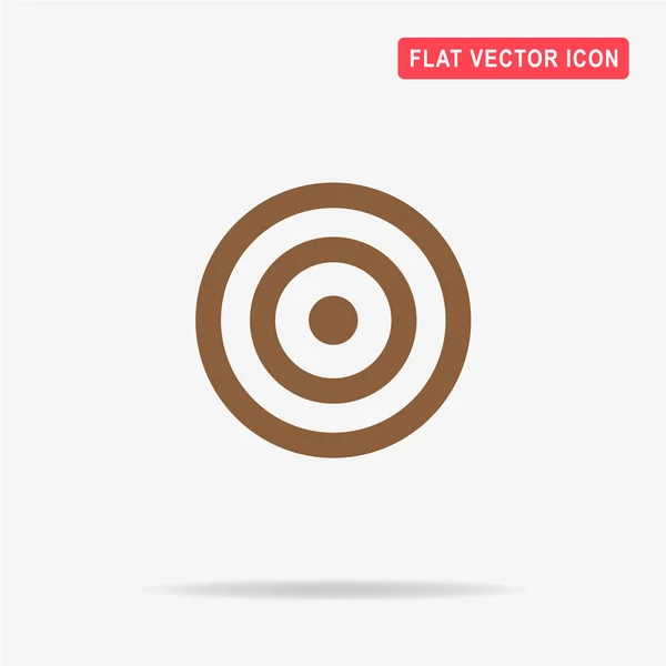 Zielsymbol Vektor Konzept Illustration Für Design — Stockvektor