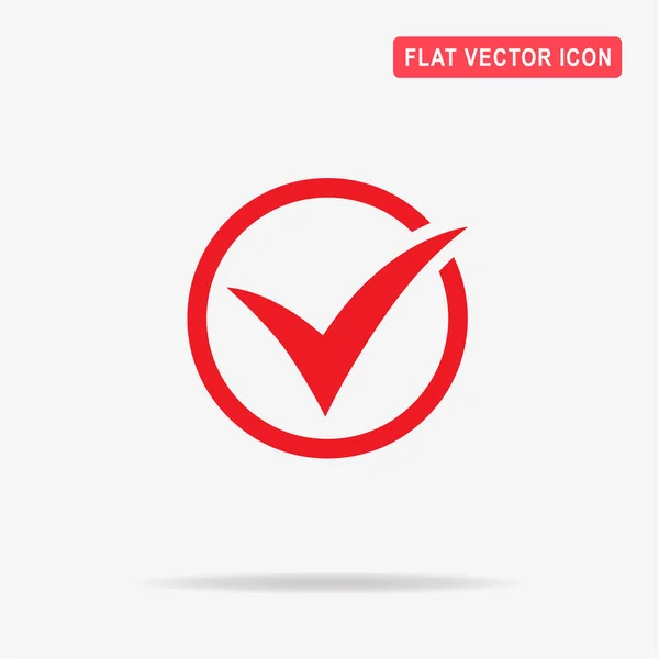 Selectievakje Pictogram Vectorillustratie Concept Voor Ontwerp — Stockvector