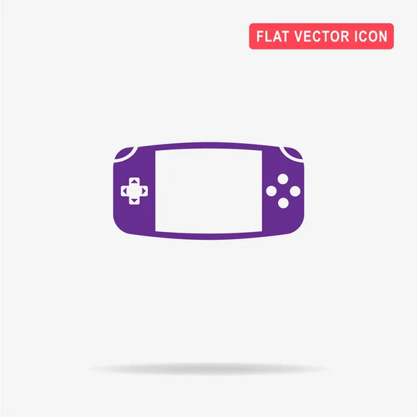 Game Console Icon Vector Concept Illustration Design — Stock Vector