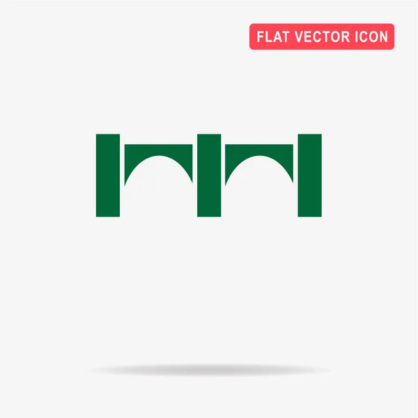 Ikona Most Vektorové Ilustrace Koncept Pro Design — Stockový vektor