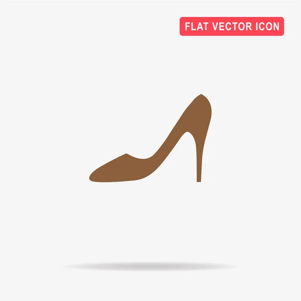 Icono Zapatos Tacón Alto Ilustración Del Concepto Vectorial Para Diseño — Vector de stock