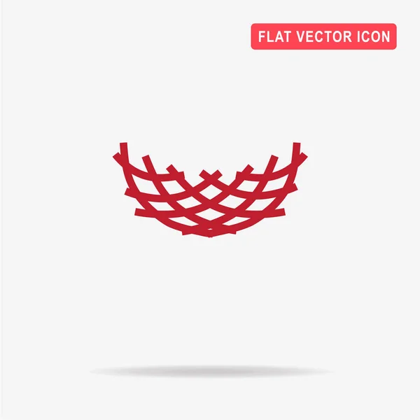Nest Icon Vector Concept Illustration Design — Stock Vector