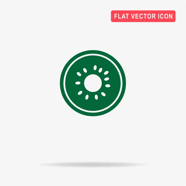 Kiwi Ikona Vektorové Ilustrace Koncept Pro Design — Stockový vektor