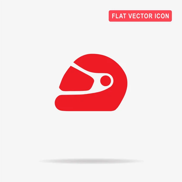 Ícone Capacete Corrida Ilustração Conceito Vetor Para Design — Vetor de Stock