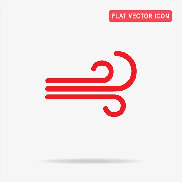 Het Pictogram Van Wind Vectorillustratie Concept Voor Ontwerp — Stockvector