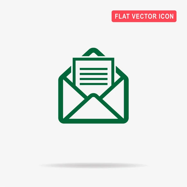 Icône Enveloppe Illustration Vectorielle Concept Pour Design — Image vectorielle