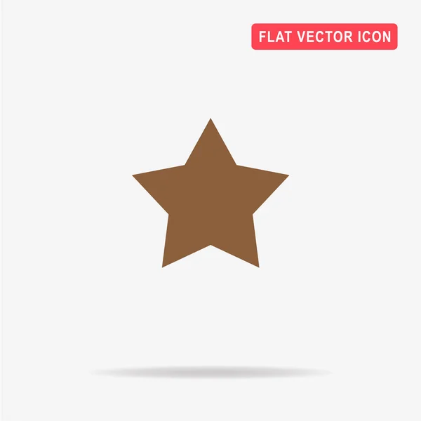 Ícone Estrela Ilustração Conceito Vetor Para Design — Vetor de Stock