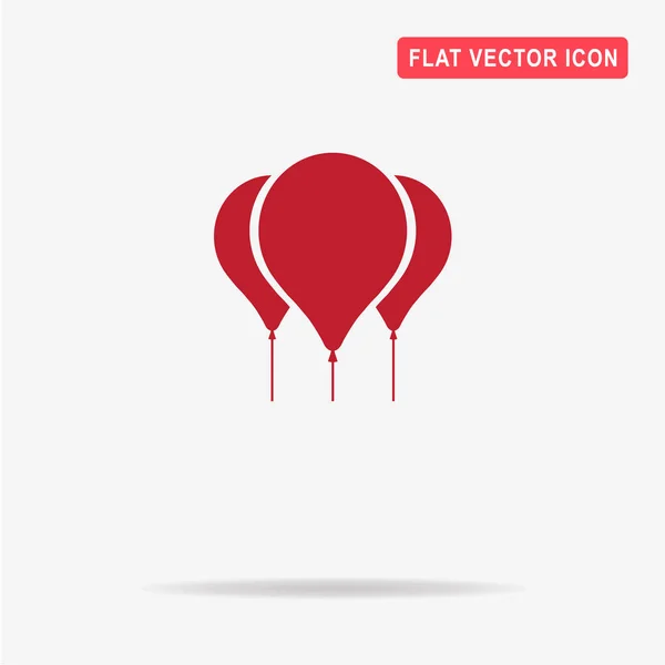 Luftballons Vektor Konzept Illustration Für Design — Stockvektor