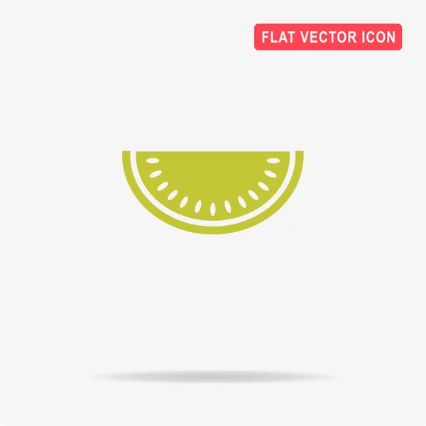 Vattenmelon Ikonen Begreppet Vektorillustration För Design — Stock vektor