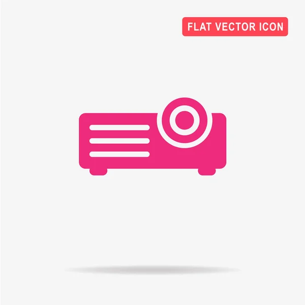 Projektor Symbol Vektor Konzept Illustration Für Design — Stockvektor