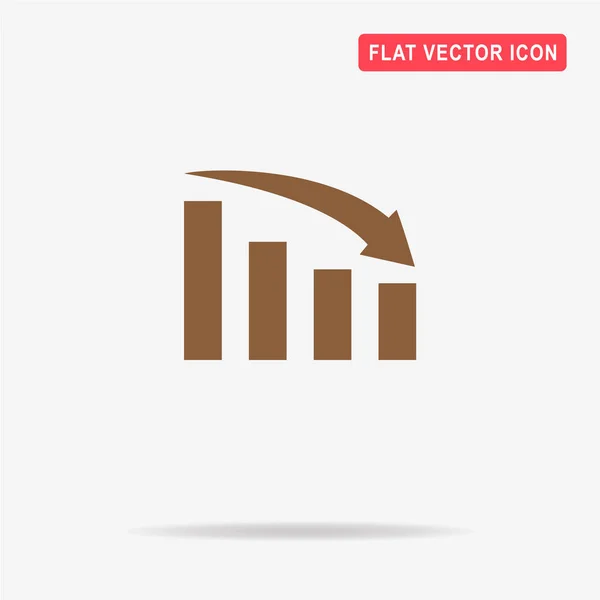 Infographic Bar Grafiek Pictogram Vectorillustratie Concept Voor Ontwerp — Stockvector