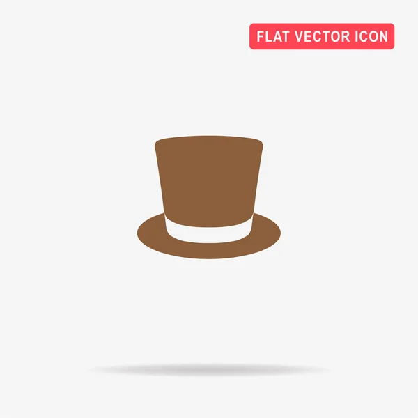 Icono Sombrero Copa Ilustración Del Concepto Vectorial Para Diseño — Archivo Imágenes Vectoriales