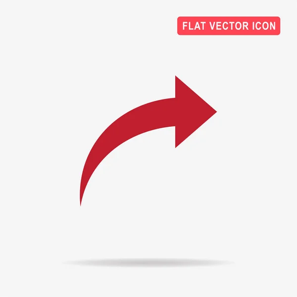 Icono Flecha Ilustración Del Concepto Vectorial Para Diseño — Vector de stock