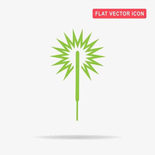 Partij Sparkler Pictogram Vectorillustratie Concept Voor Ontwerp — Stockvector