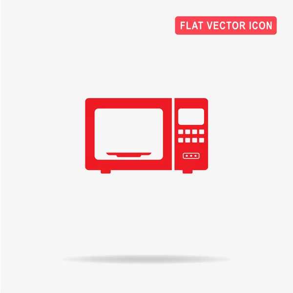 Mikrowellenherd Symbol Vektor Konzept Illustration Für Design — Stockvektor