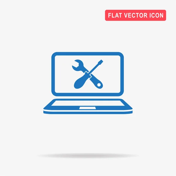 Computersymbol Reparieren Vektor Konzept Illustration Für Design — Stockvektor