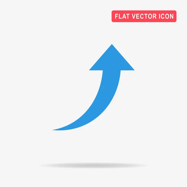 Icono Flecha Ilustración Del Concepto Vectorial Para Diseño — Vector de stock