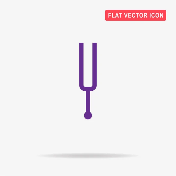 Icône Tuning Fork Illustration Vectorielle Concept Pour Design — Image vectorielle