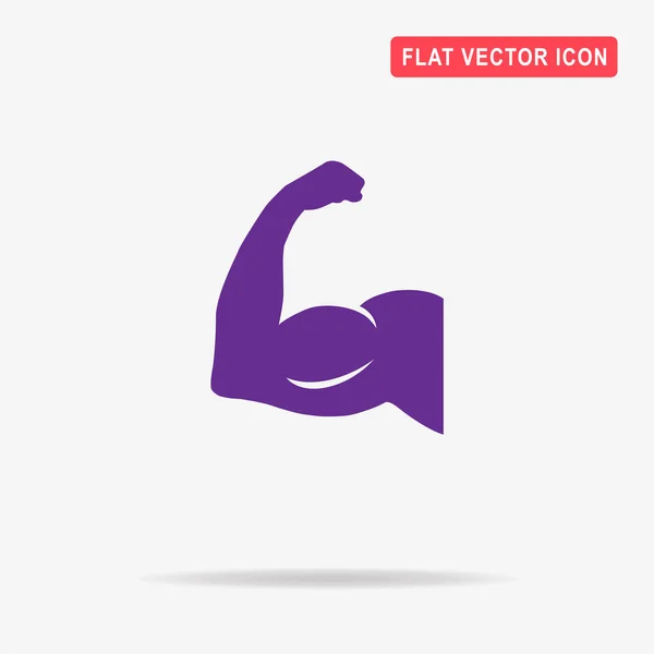 Icône Forte Illustration Vectorielle Concept Pour Design — Image vectorielle