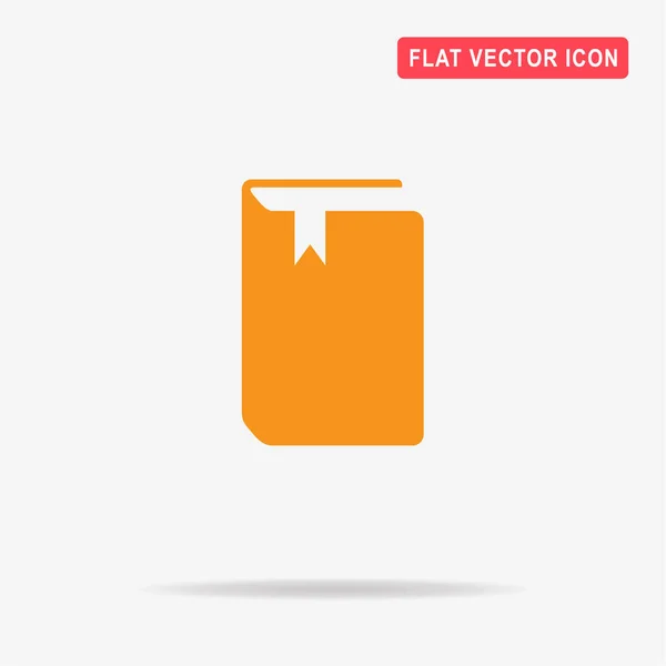 Піктограма Книги Векторна Концепція Ілюстрація Дизайну — стоковий вектор