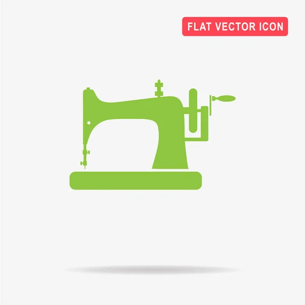 Naaimachine Pictogram Vectorillustratie Concept Voor Ontwerp — Stockvector