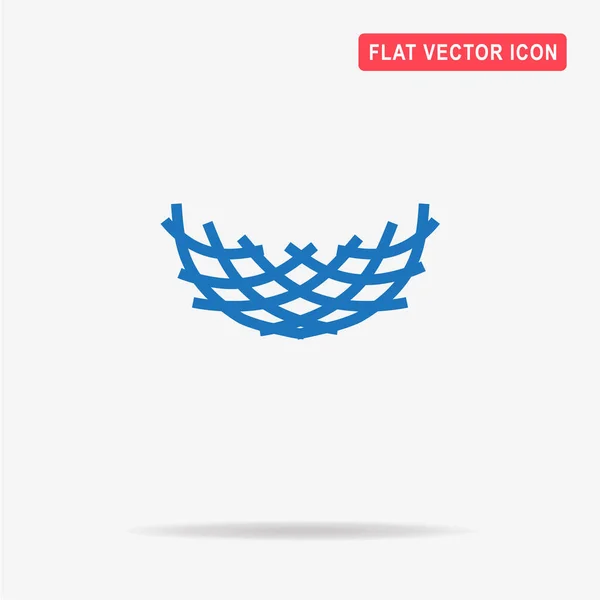 Icono Del Nido Ilustración Del Concepto Vectorial Para Diseño — Vector de stock