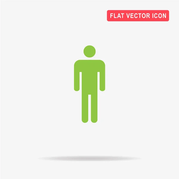 Ikon Pria Vektor Konsep Ilustrasi Untuk Desain - Stok Vektor