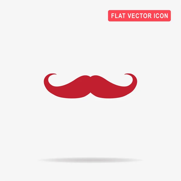 Icono Bigote Ilustración Del Concepto Vectorial Para Diseño — Vector de stock