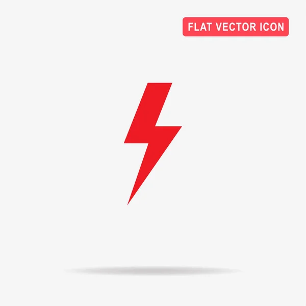 Icono Del Rayo Ilustración Del Concepto Vectorial Para Diseño — Vector de stock