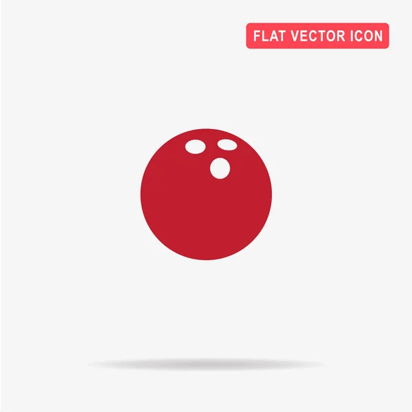 Icono Bola Bolos Ilustración Del Concepto Vectorial Para Diseño — Vector de stock