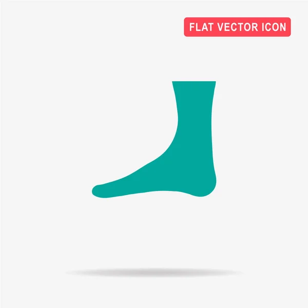 Fußsymbole Vektor Konzept Illustration Für Design — Stockvektor