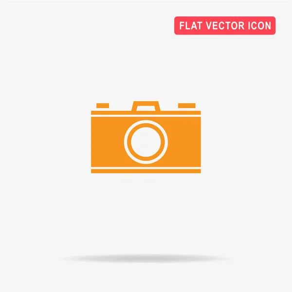 Иконка Камеры Векторная Концепция Дизайна — стоковый вектор