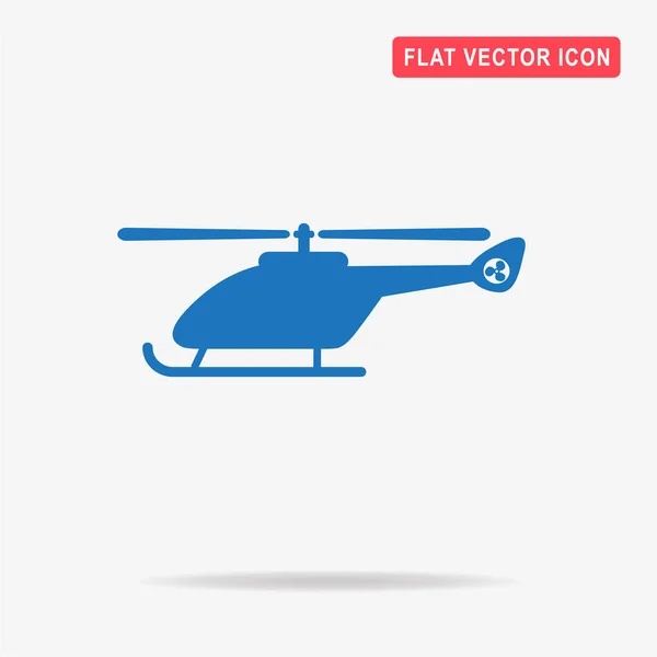 Hubschrauber Ikone Vektor Konzept Illustration Für Design — Stockvektor