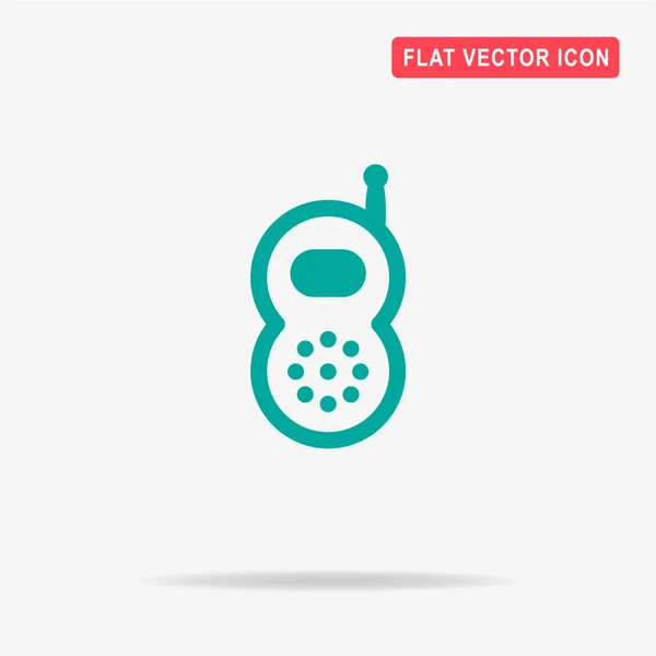 Baby Monitor Icon Vector Concept Illustration Design — Stock Vector
