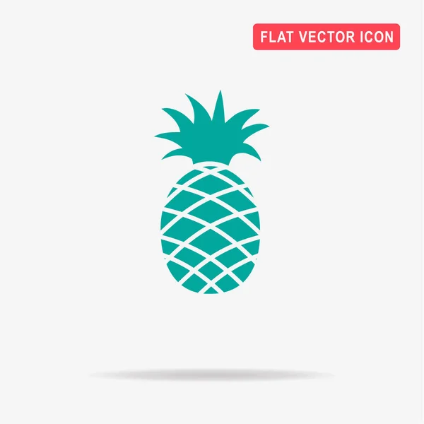 Icône Ananas Illustration Vectorielle Concept Pour Design — Image vectorielle