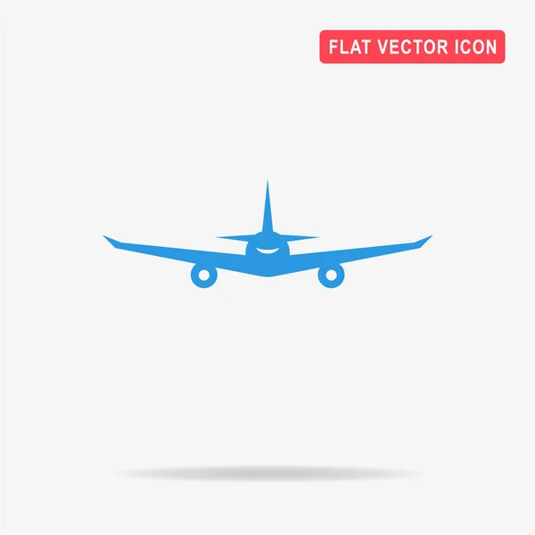 Ícone Avião Ilustração Conceito Vetor Para Design — Vetor de Stock