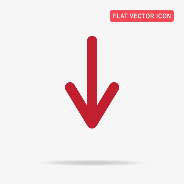 Het Pictogram Van Pijl Vectorillustratie Concept Voor Ontwerp — Stockvector