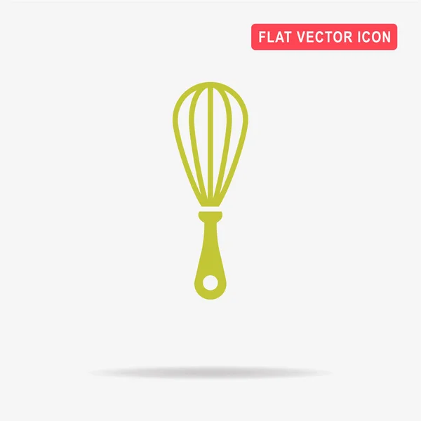 Whisk Icon Vector Concept Illustration Design — Stock Vector