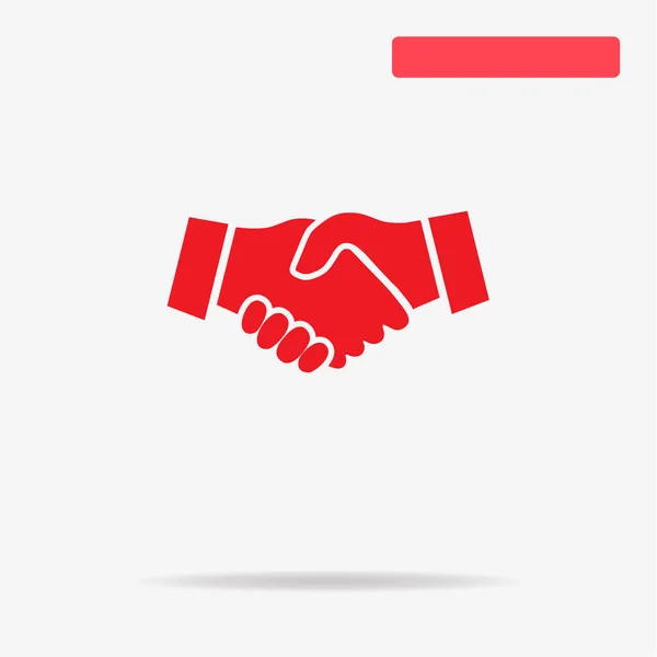 Handshake Icon Vector Concept Illustration Design — Stock Vector