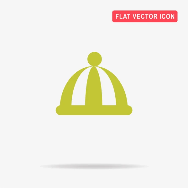 Hoed Pictogram Vector Concept Illustratie Voor Design — Stockvector