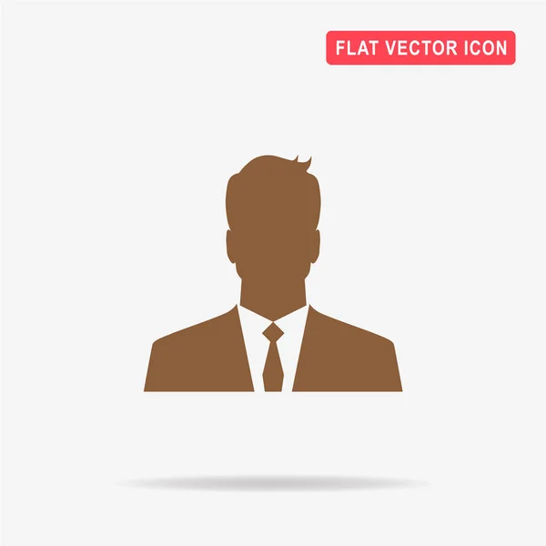 Man Icon Vector Concept Illustration Design — Stock Vector