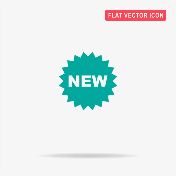 Новая Икона Векторная Концепция — стоковый вектор