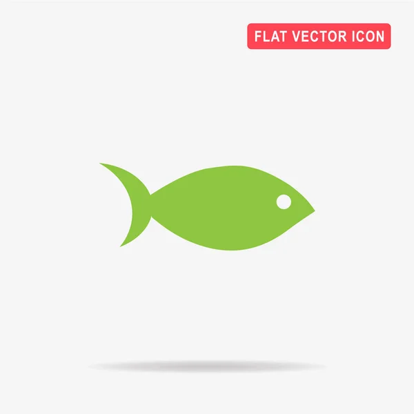 Icono Pescado Ilustración Del Concepto Vectorial Para Diseño — Vector de stock