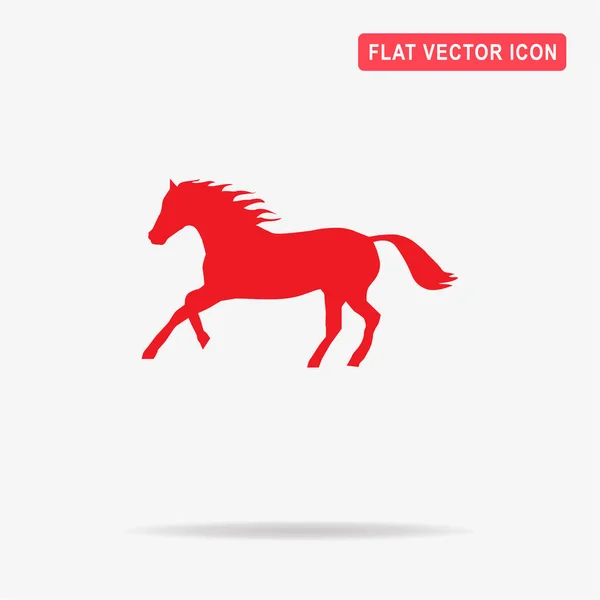 Het Pictogram Van Het Paard Vectorillustratie Concept Voor Ontwerp — Stockvector