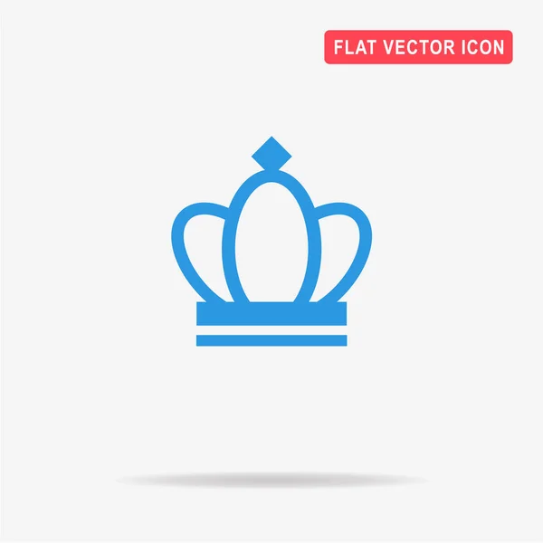 Crown Icon Vector Concept Illustration Design — Stock Vector