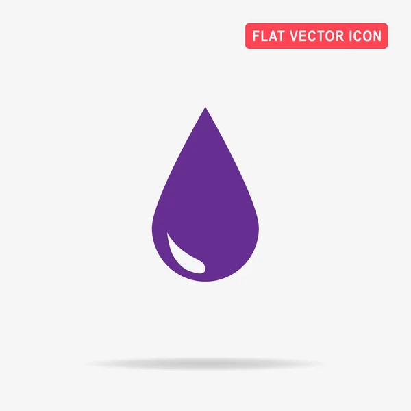 Drop Pictogram Vectorillustratie Concept Voor Ontwerp — Stockvector