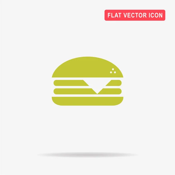 Icône Cheeseburger Illustration Vectorielle Concept Pour Design — Image vectorielle
