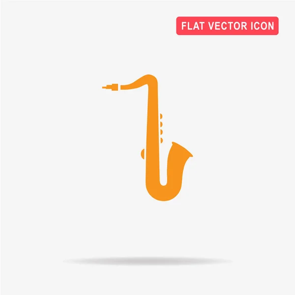 Het Pictogram Van Saxofoon Vectorillustratie Concept Voor Ontwerp — Stockvector